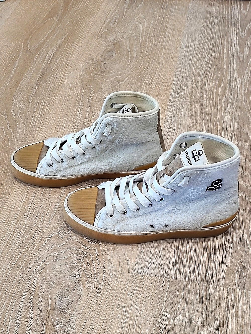 Isabel Marant Benkeen High-Top Sneaker Sneakers White & Brown US 5